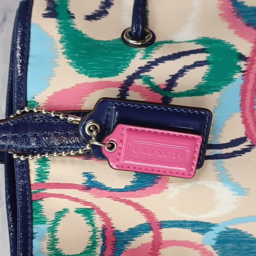 Coach Ikat Signature Vintage Carry All C1380-F24453 - Picture 2 of 15